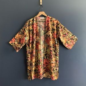 Henri Girl Floral Kimono Festival Cover Up